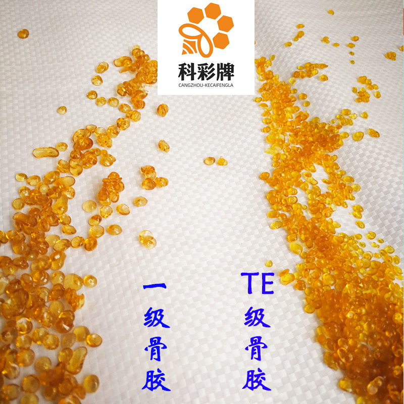 Оптовая цена промышленного костного клея, разумная, производитель YI, 2 мм частицы, бренд Ke Cai, небольшой вкус