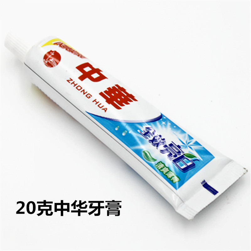 Factory direct sales/China 20g crystal toothpaste/hotel/hotel/hotel/home stay/disposable travel toothpaste
