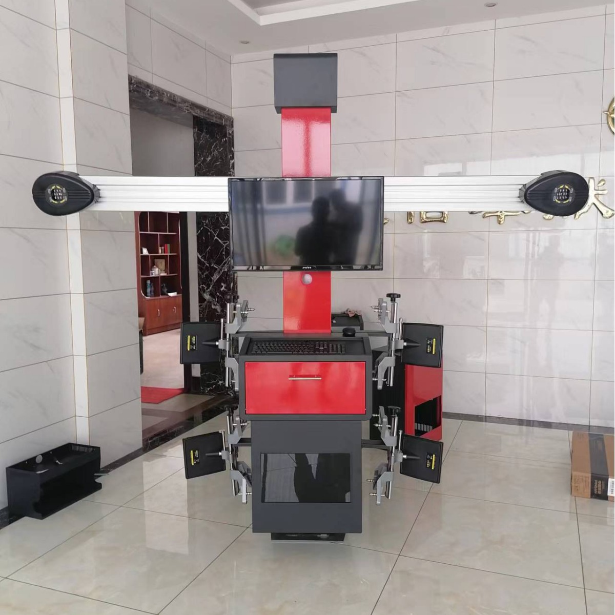 Оптовая продажа дропшиппинга оборудования для позиционирования шин, подъемник для автомобилей, 3D измеритель выравнивания четырех колес