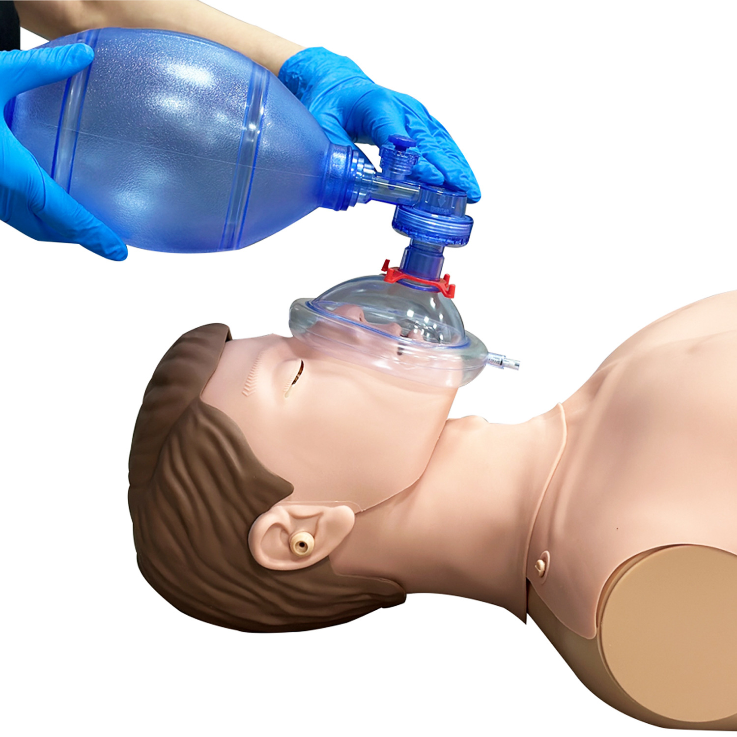 Простой респиратор из ПВХ, комплект для реанимации, упаковка в цветной коробке