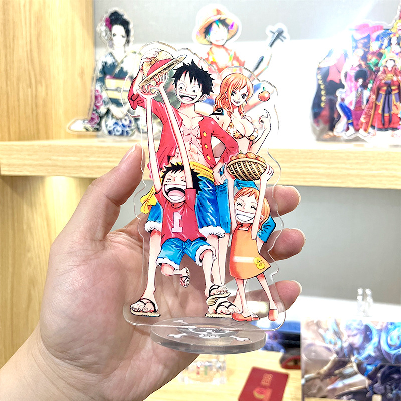 Acrylic Humanoid Standing Sign Animation Ornaments Cartoon Star Standing Sign Laser Flashing Red Game Two-Dimensional Wholesale Printing