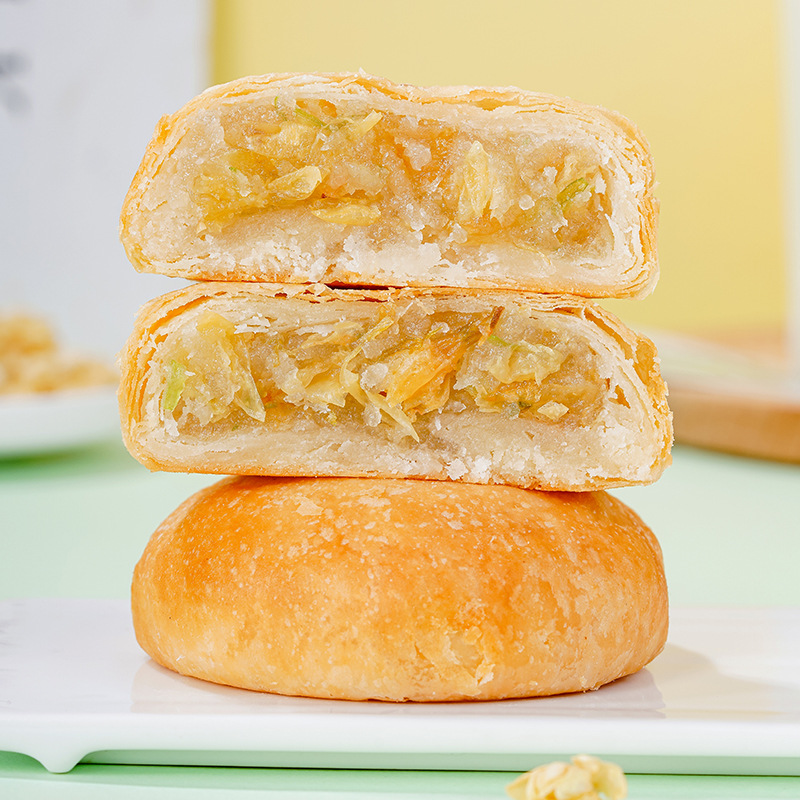 Dongba Fresh Flower Cake Yunnan Specialty Rose Cake Bulk Multi-flavor Pastry Snacks Wholesale