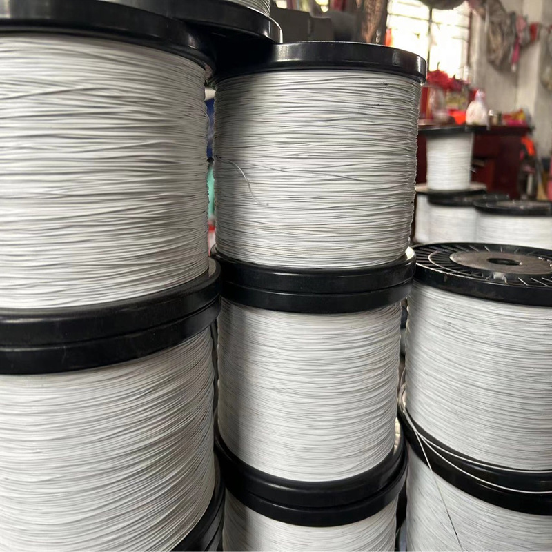 Rotating Shoelace Wire Rope 304 Plastic-coated Soft Wire Rope Nylon Plastic-coated Wire Rope for Shoelace Buttons