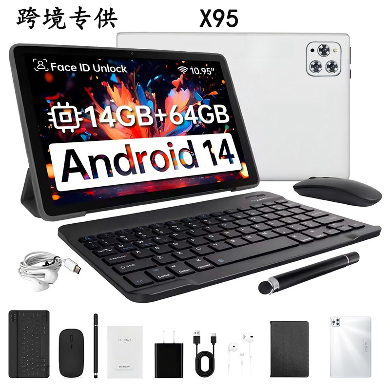 Кросс-бордерный популярный продукт, оптовая продажа планшета 10 дюймов, X95, двойная сим-карта, функция звонка и умный Bluetooth