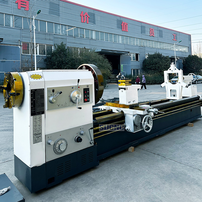 Ordinary Pipe Thread Lathe Q1319 Ordinary Floor-Standing Precision Large Aperture Horizontal Metal Heavy Cutting Thread Lathe