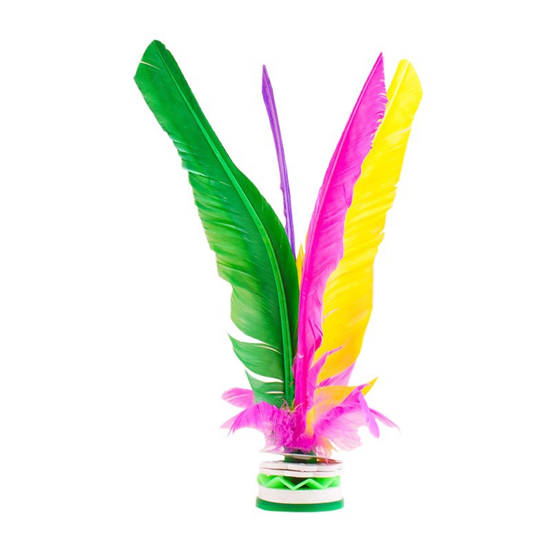 Factory shuttlecock soft feather chicken feather goose feather children wholesale plastic game shuttlecock ball white shuttlecock adult fitness class