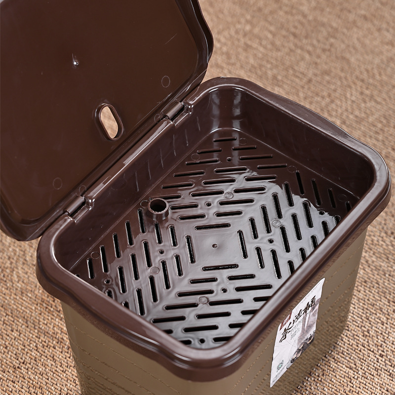 Plastic Tea Bucket for Separating Dry and Wet Waste, Tea Dregs and Wastewater Bucket, Kung Fu Tea Accessories, Tea Set, Tea Tray, Dry and Wet Separation Tool