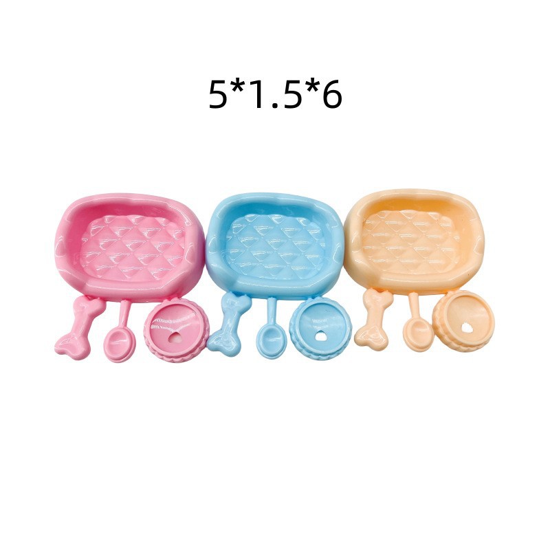 Cross-Border New Pet Portable Kennel Bow Dog Cage Puppy Blister Toy Doll Pet Accessories Wholesale