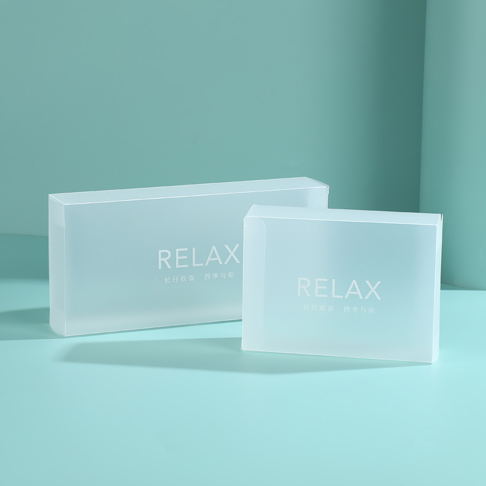 Underwear Packaging Box Unisex Spot Pp Frosted Pantyhose Towel Packaging Box Translucent Plastic Packaging Box