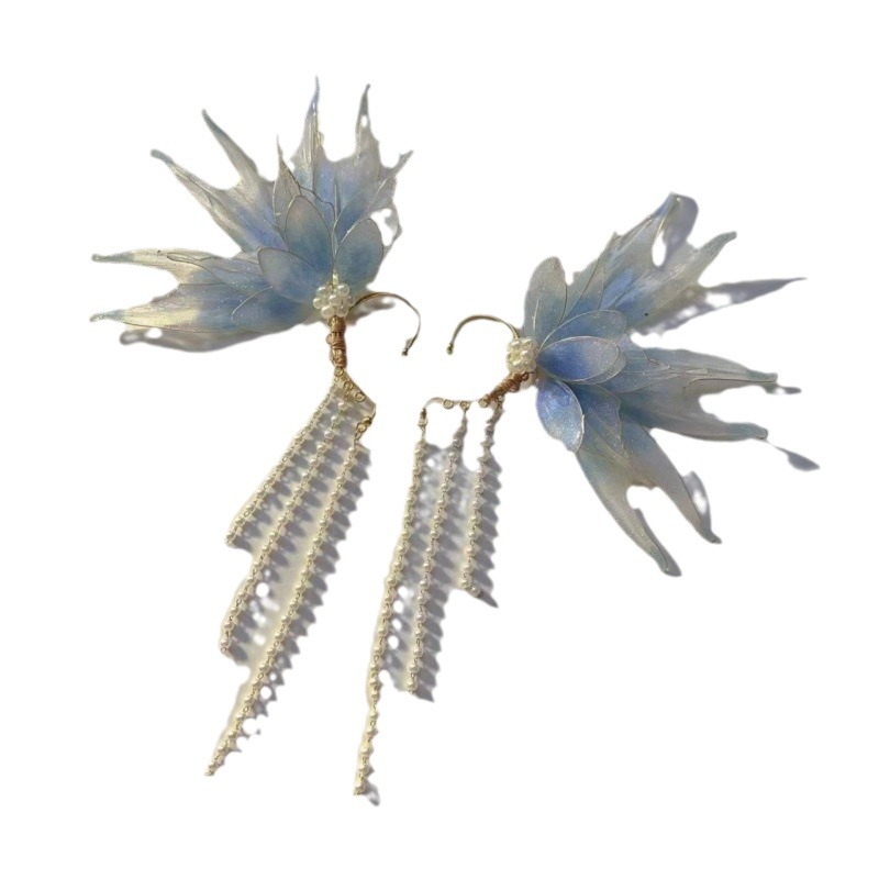 Super Fairy Pearl Tassel Earrings, Sweet Temperament, Niche Design Earrings, Elegant and High-End Earrings Wholesale