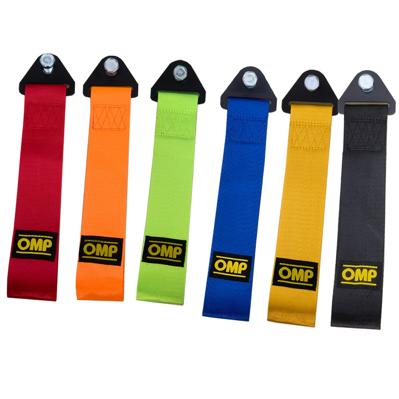 Модификация веревки для буксировки автомобиля с безопасным крюком, передний бар, трос для буксировки, ремень для прицепа, декоративные принадлежности