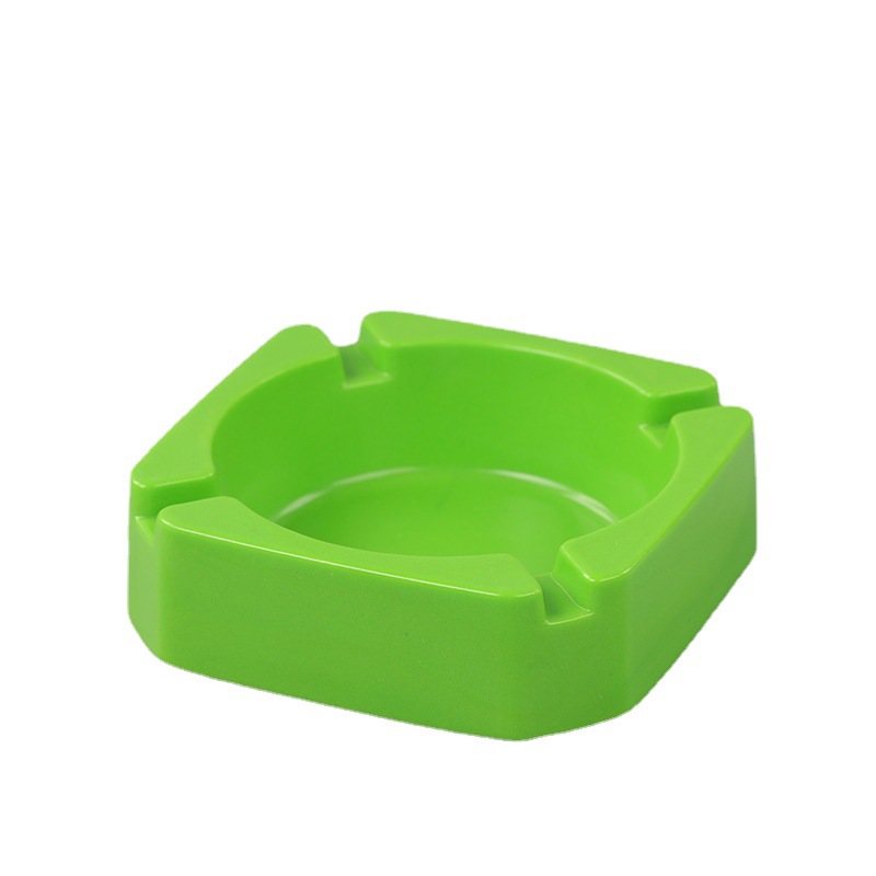 Factory spot Square melamine ashtray Wholesale Office Bar plastic advertising ashtray can be printed free of charge