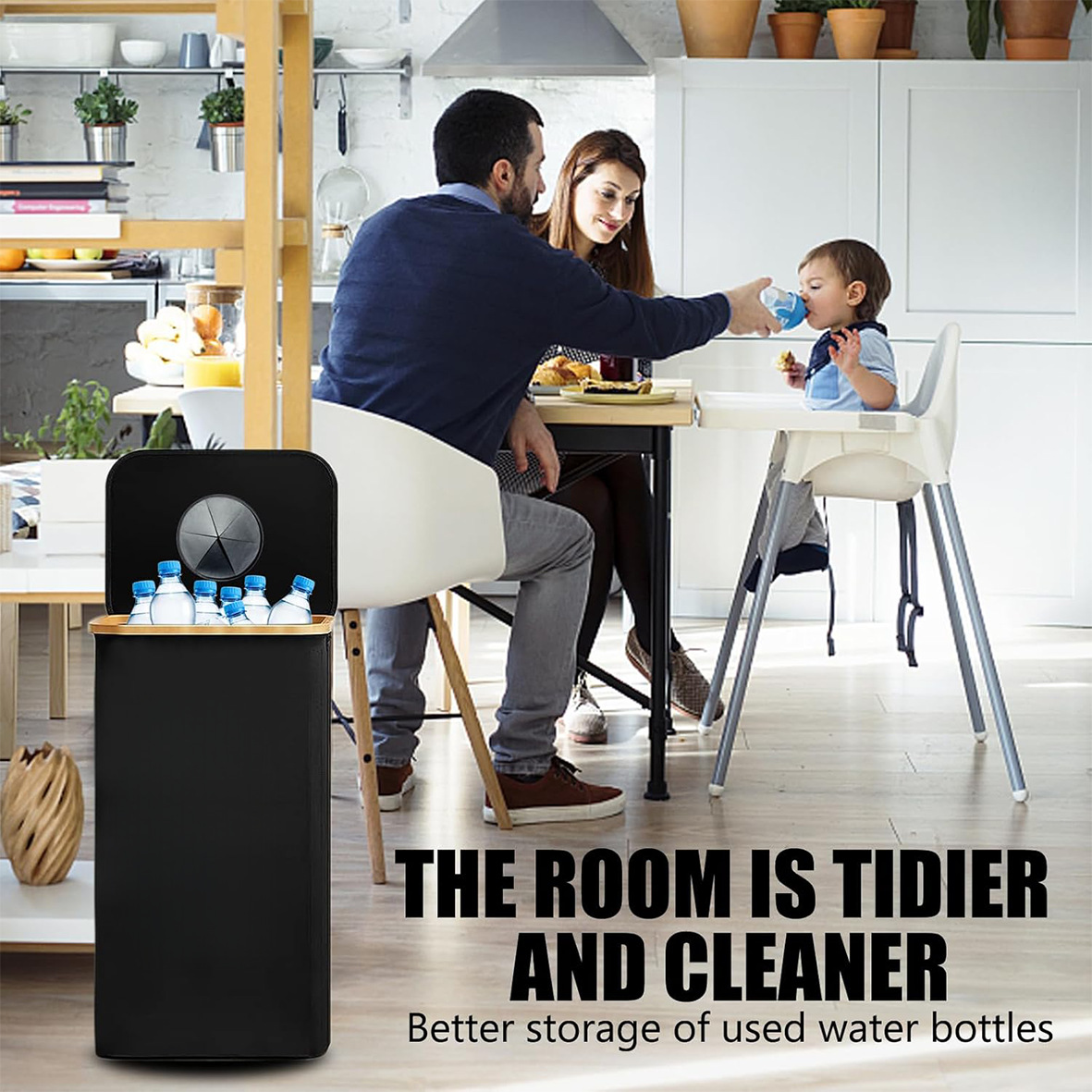 Cross-border Household Beverage Bottle Storage Basket with Lid Foldable Dirty Clothes Basket Laundry Basket Oxford Cloth Dirty Clothes Basket Dirty Clothes Bucket