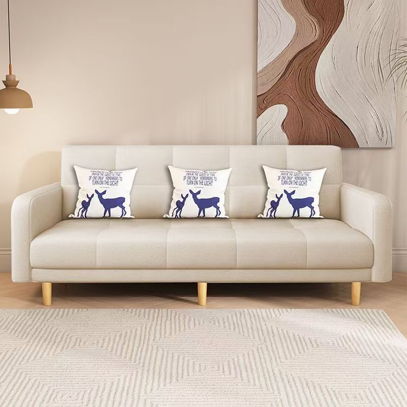 Sofa Small Apartment Living Room Home 2024 New Simple Modern Three-Seat Rental Room Dual-Use Foldableing Sofa Bed