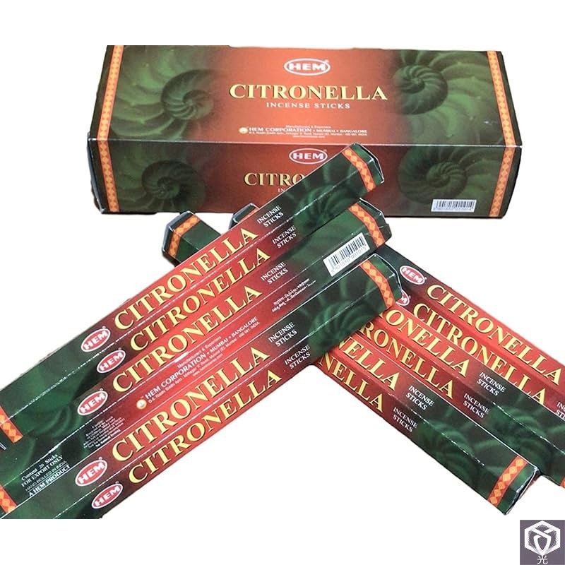 Hem Incense Indian Deep Forest Rain Early Rain Pine Egyptian Jasmine Eucalyptus Citronella Purifying Air Soothing Aromatherapy