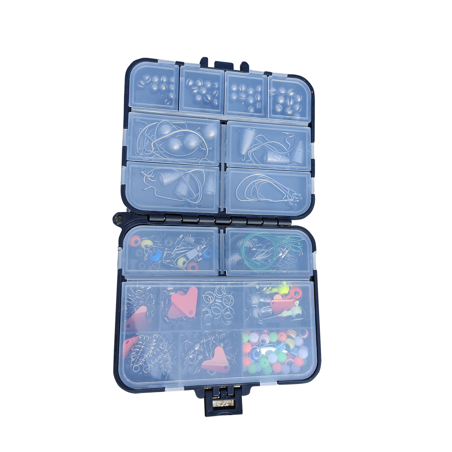 Cross-border foreign trade new fishing accessories suit Luya sea fishing rock fishing set box boxed Luya accessories fishing gear