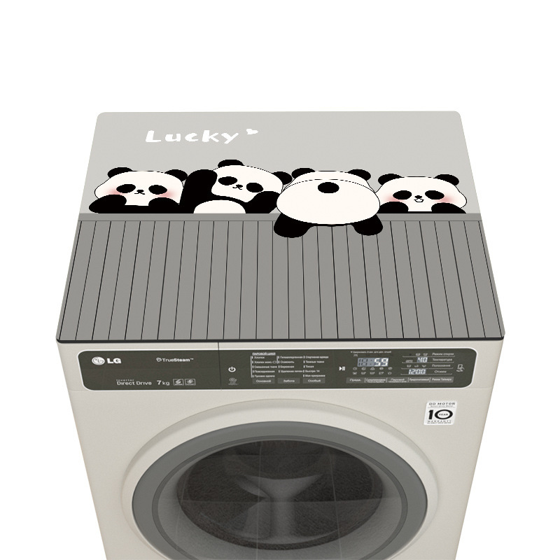 Drum Washing Machine Dust Cover Pad, Sun Protection Refrigerator Top Cover, Absorbent Cover Pad, Diatomaceous Earth Bedside Table Dust Cover