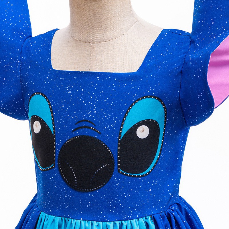 Halloween New Children's Clothing Cartoon Skirt Cosplay Stitch Same Style Girls Cute Dress Children's Tutu Skirt