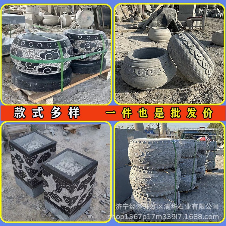 Stone Piers, Granite Piers, Bluestone Antique Piers, Hollow Column Tops, Ancient Marble Column Feet