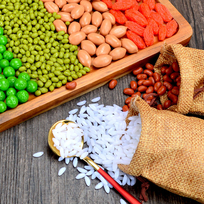 модель 1:1 симуляция зерновых сушеных фруктов бобов 100г зеленая фасоль красная фасоль арахис рис витрина оптовая продажа