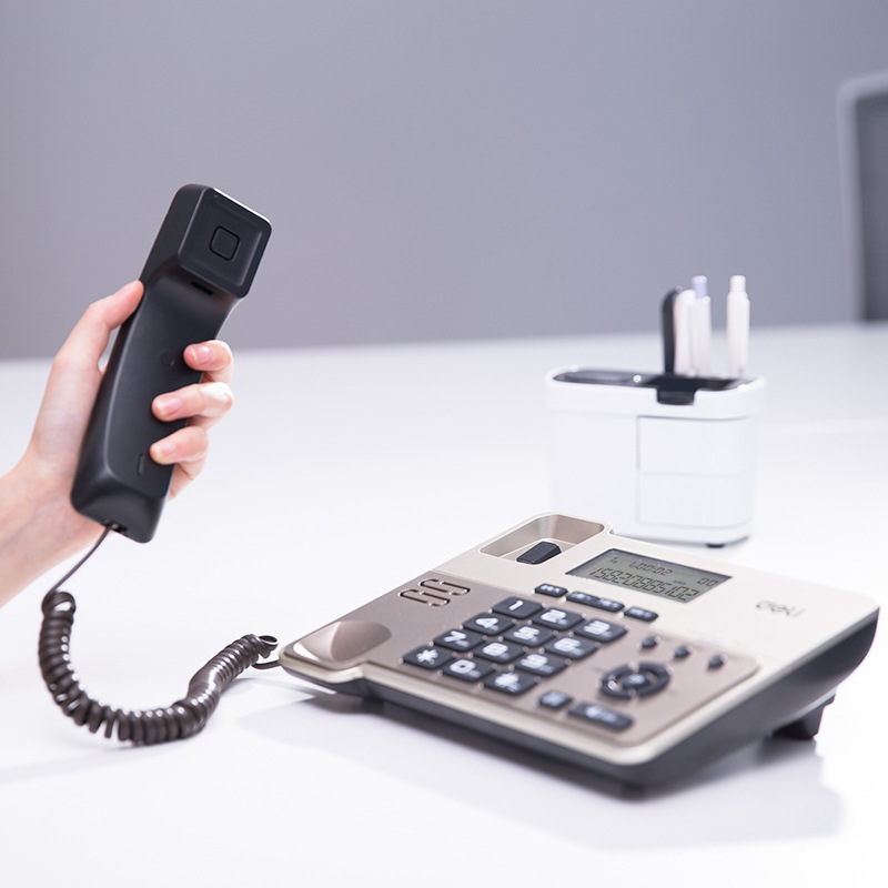 Deli 796 Telephone Telephone Telephone Landline Fixed Telephone Office Household Handsfree Call Large Button