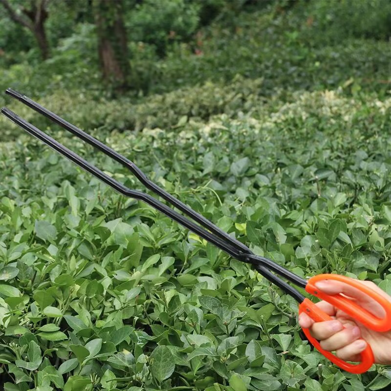 Old-fashioned forging fire pliers coal ball pliers new picking pliers manual barbecue fire clip sanitation workers garbage clip