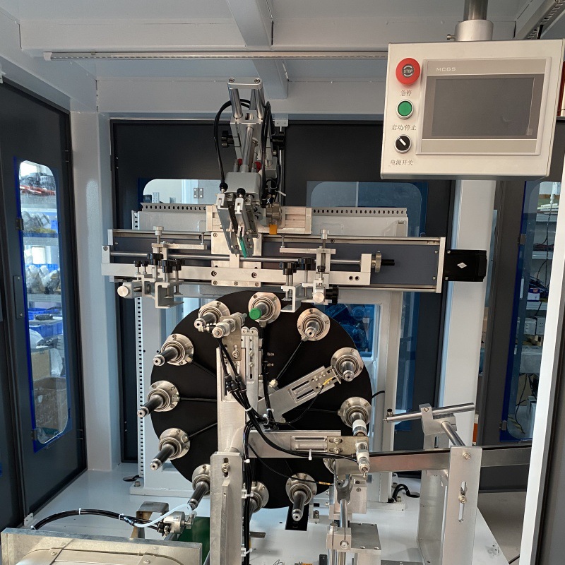 Large Circular Curved Surface Fully Automatic Screen Printing Machine for Bottle Caps, Multi-Color Plastic Bottle Body, Bottle Screen Printing Machine, Screen Printing Machine