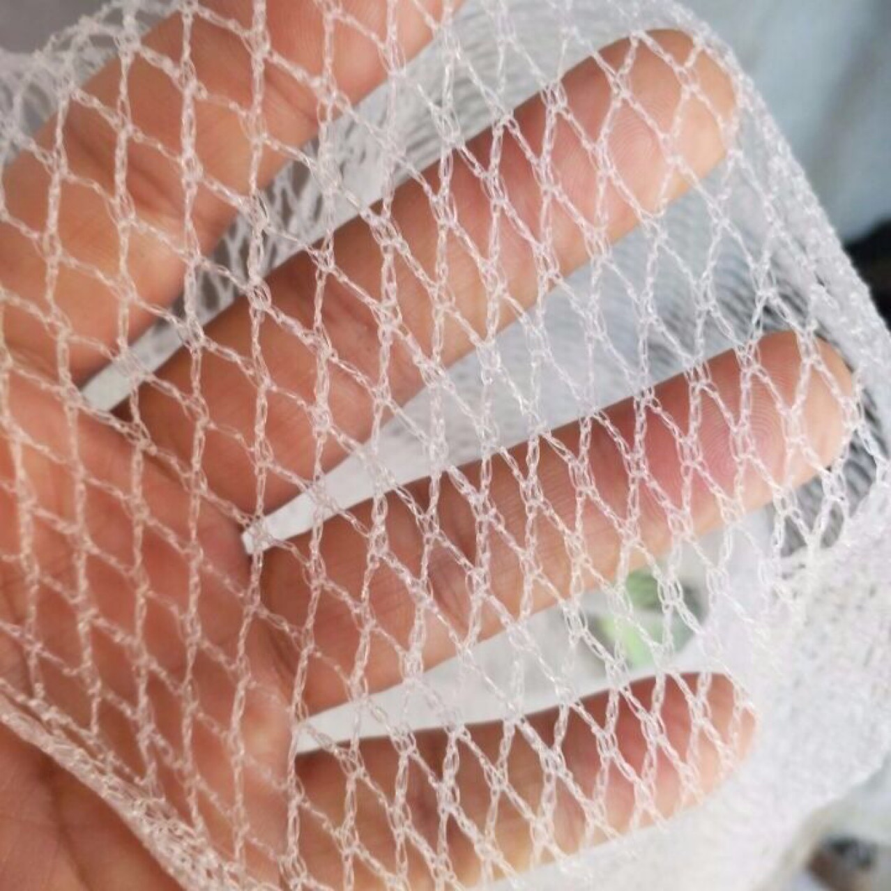 Factory Direct Sales Orchard Anti-Hail Net 0.8cm Apple Grape Pear Tree Fish Pond Greenhouse Anti-Hail Net New Material