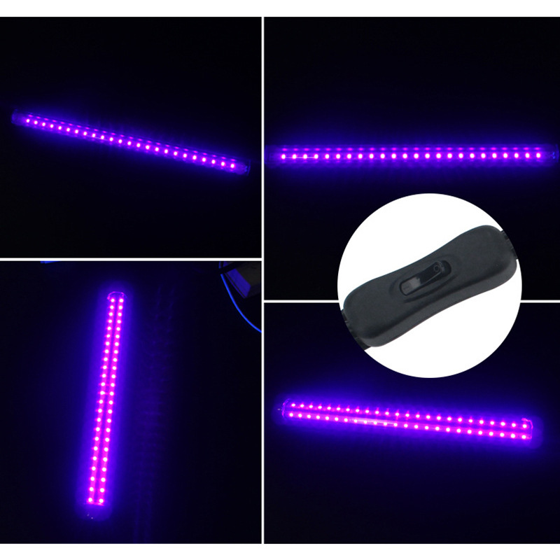Cross-Border Popular Led Ultraviolet Lamp Bar Stage T5 Purple Light Fluorescent Agent Detection Uv Integrated Lamp