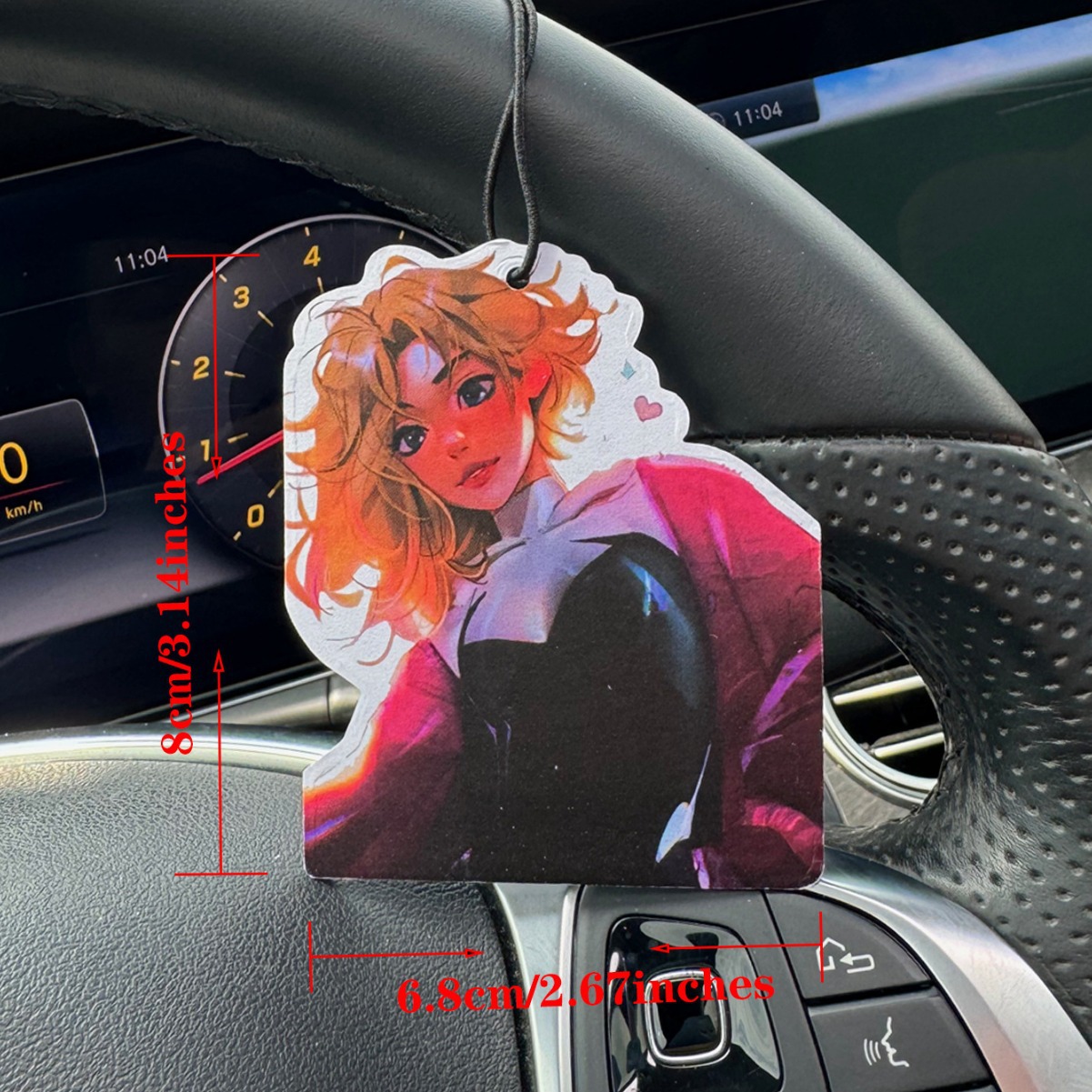 Car Aromatherapy Tablets Anime Goddess Cute Girl Car Interior Decoration Pendant Deodorizing Home Bedroom Ornaments