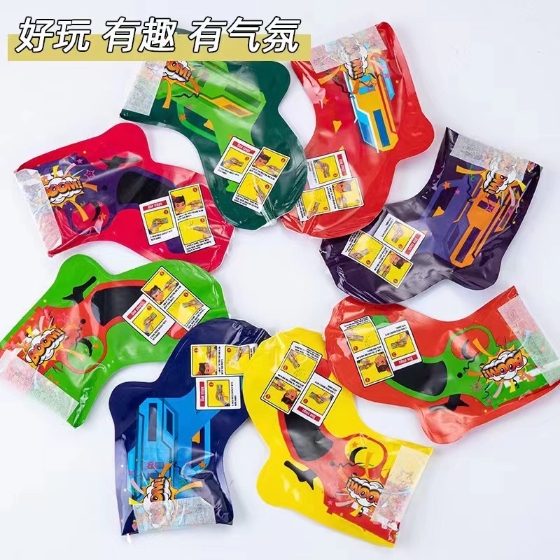 in stock automatic inflatable fireworks gun wholesale birthday salute blowing fireworks gun pistol handheld wedding fireworks