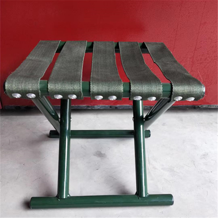 Outdoor portable Mazar military training folding small stool folding chair student dormitory college student Mazar stool manufacturers