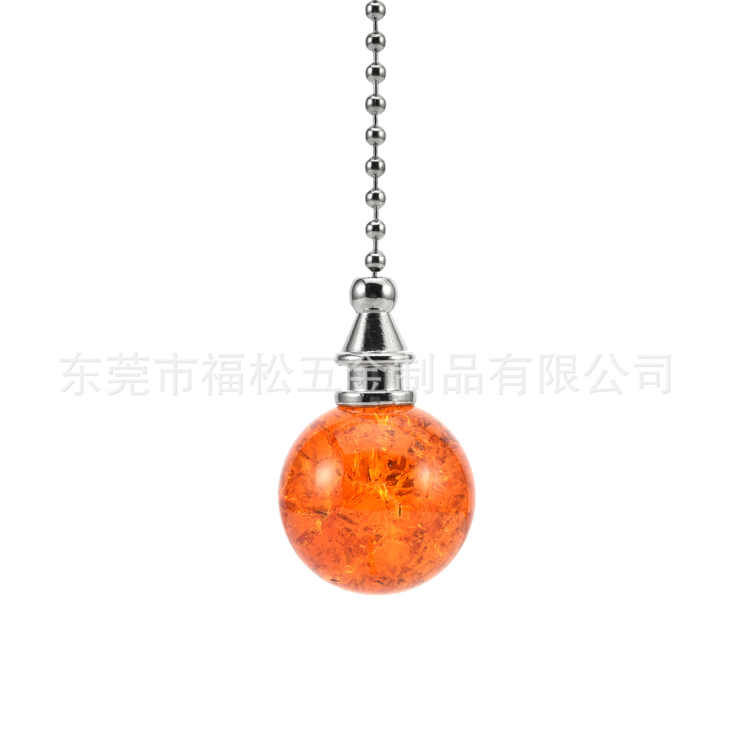 Foreign trade cross-border crack crystal lighting zipper ceiling fan chandelier crystal pendant switch crystal ball pendant