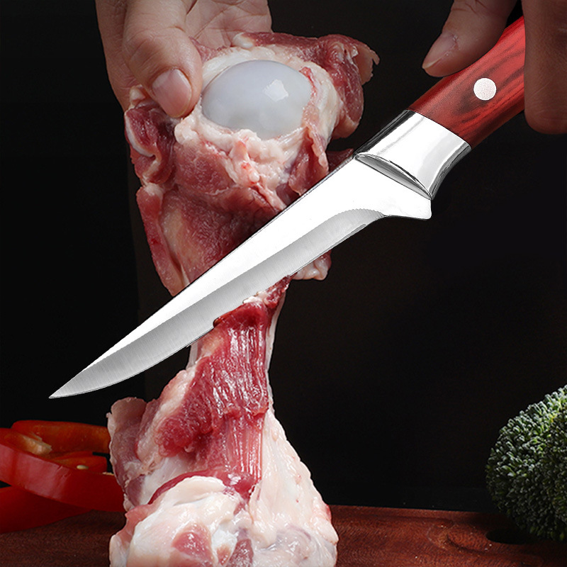 Forged stainless steel Meat Joint Factory split butcher meat cutter peeling bone cutting knife killing pig slaughter sheep split knife