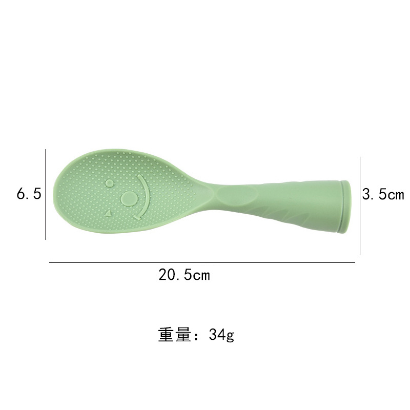 Non-slip heat-resistant vertical PP rice spoon rice cooker spoon non-stick rice spoon