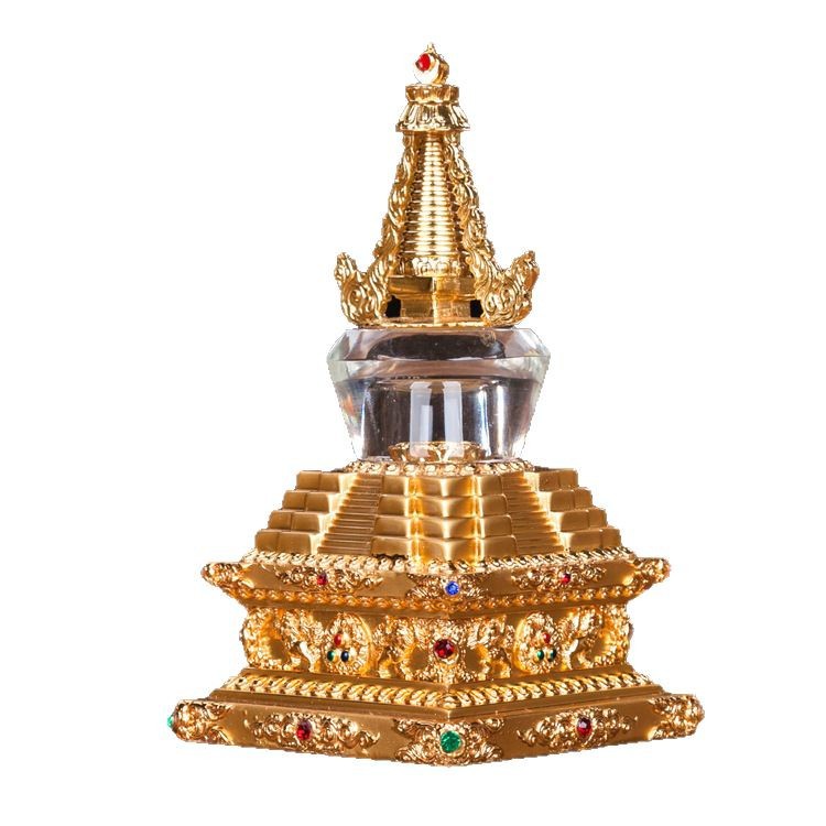 Hengjia Tathagata Zinc Alloy Open Steel Mold Sherita Bodhi Pagoda Buddha Pagoda Crystal Cover Can be Opened Factory Outlet