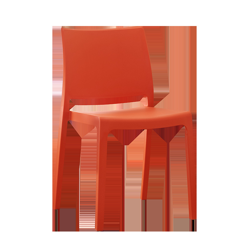 Internet Celebrity Modern Plastic Dining Chair Thickened Adult Plastic Chair Stackable Dining Chair Outdoor Leisure Chair Home Backrest Chair
