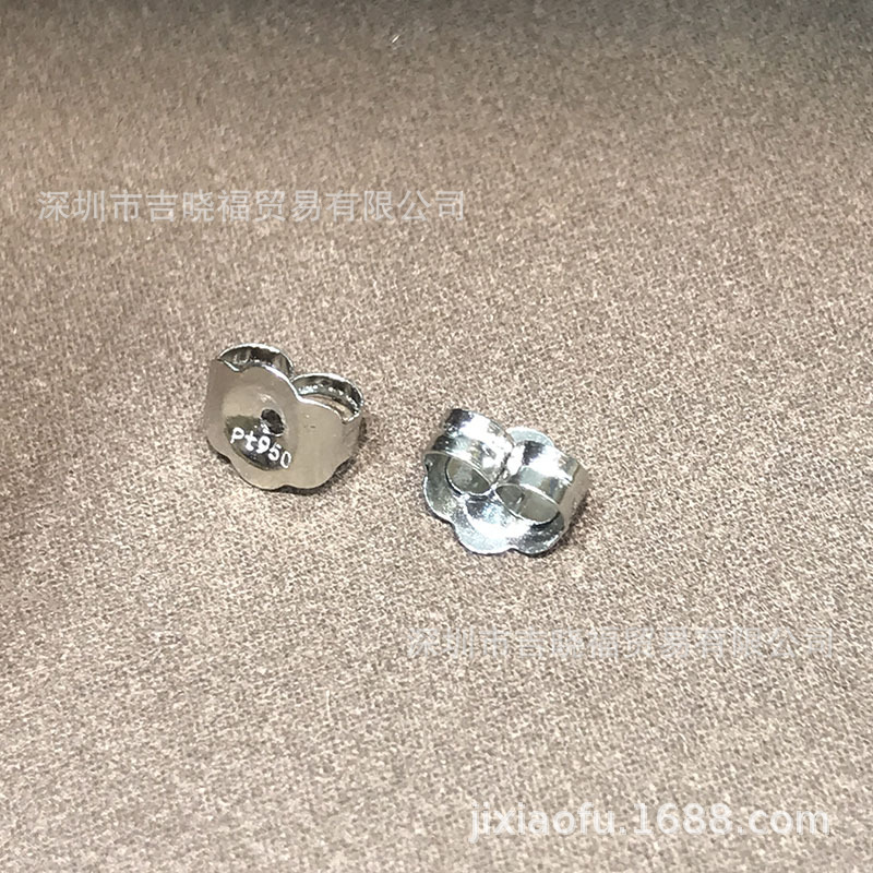 PT950 Ear Plug Earplugs Platinum 950 Accessories Platinum Earrings Accessories Ear Clips