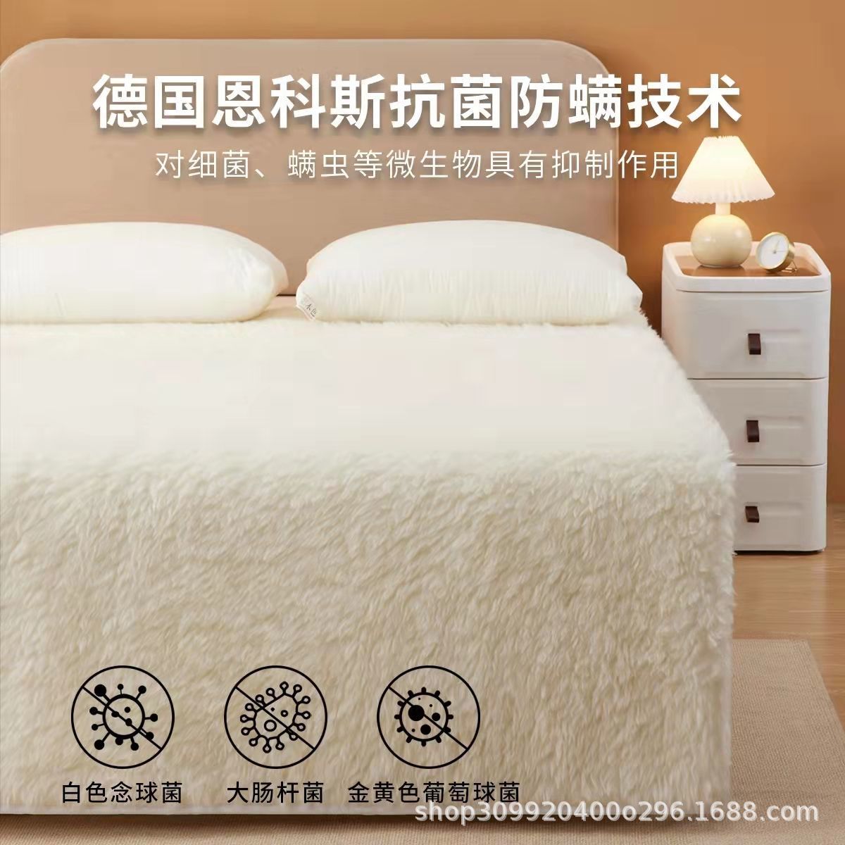 Authentic Australian Pure Wool Mattress Thickened Cushion Long Wool Cushion Winter Warm Single Double Dormitory Home Mattress