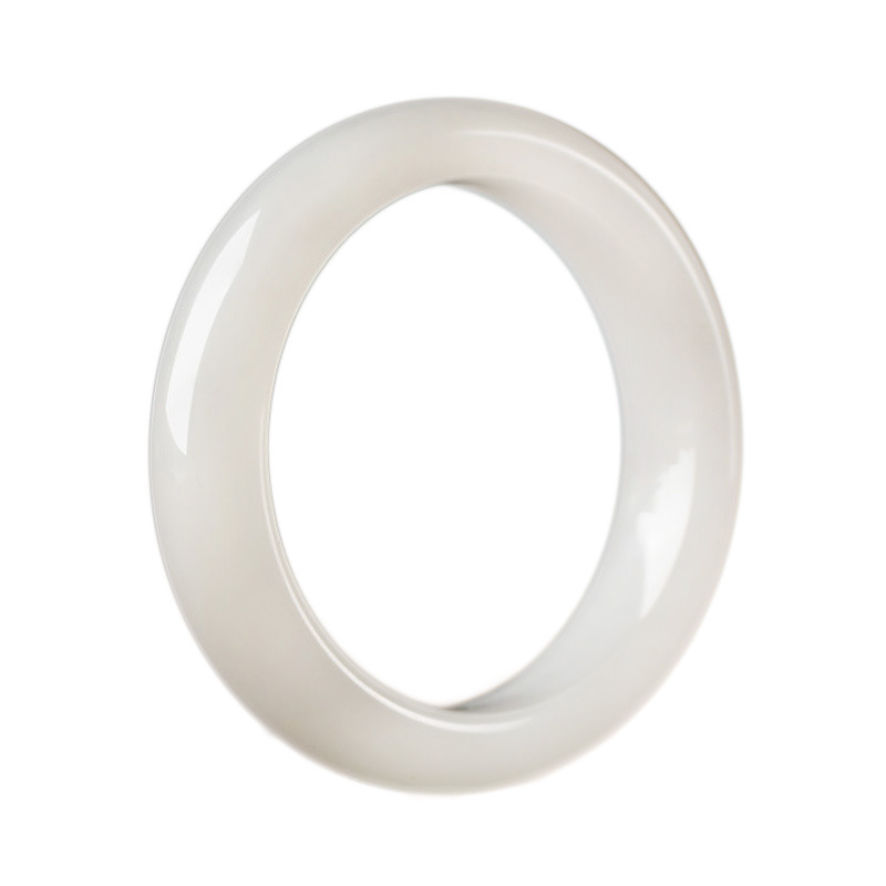 Weng Kai Xinjiang Hetian Jade Bracelet Children's A Goods Topaz Sutton Jade Kunlun White Jade Bracelet with Certificate