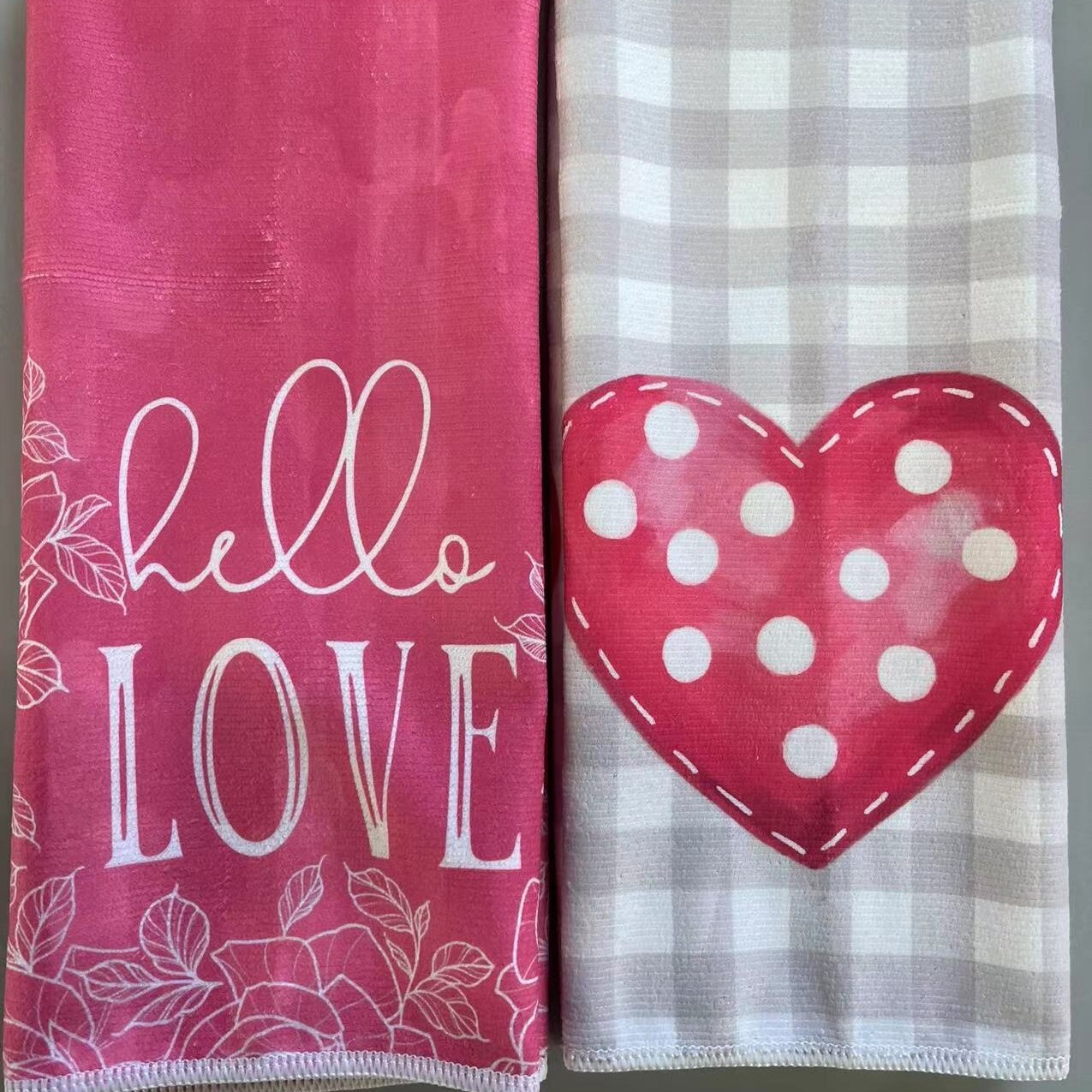 Customized Amazon Cross-Border Popular Printed Holiday Dish Towel Microfiber Tea Towel Kitchen Towel According to Picture