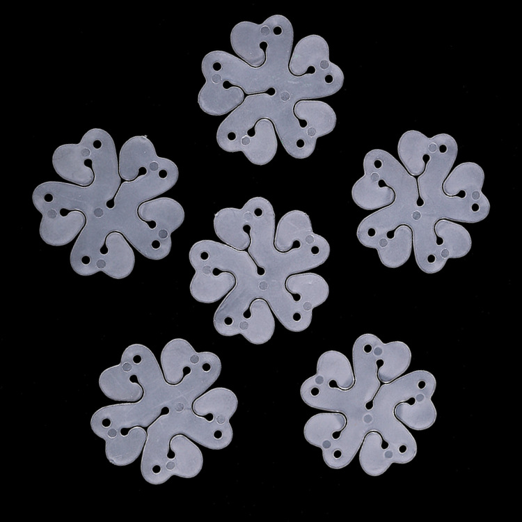 Balloon double plum blossom clip balloon accessories wedding wedding room layout birthday decoration modeling clip wholesale buckle card clip