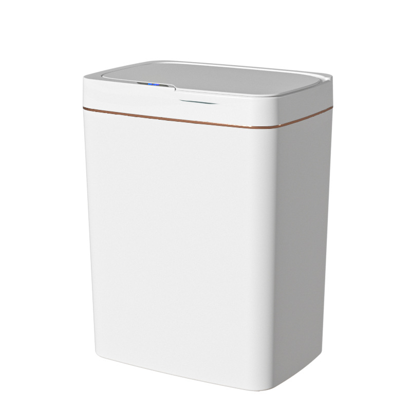 Customized Smart Sensor Trash Can with Automatic Lid Opening, Space-Saving Gap Sensor Trash Can, Accessible Luxury Trash Basket