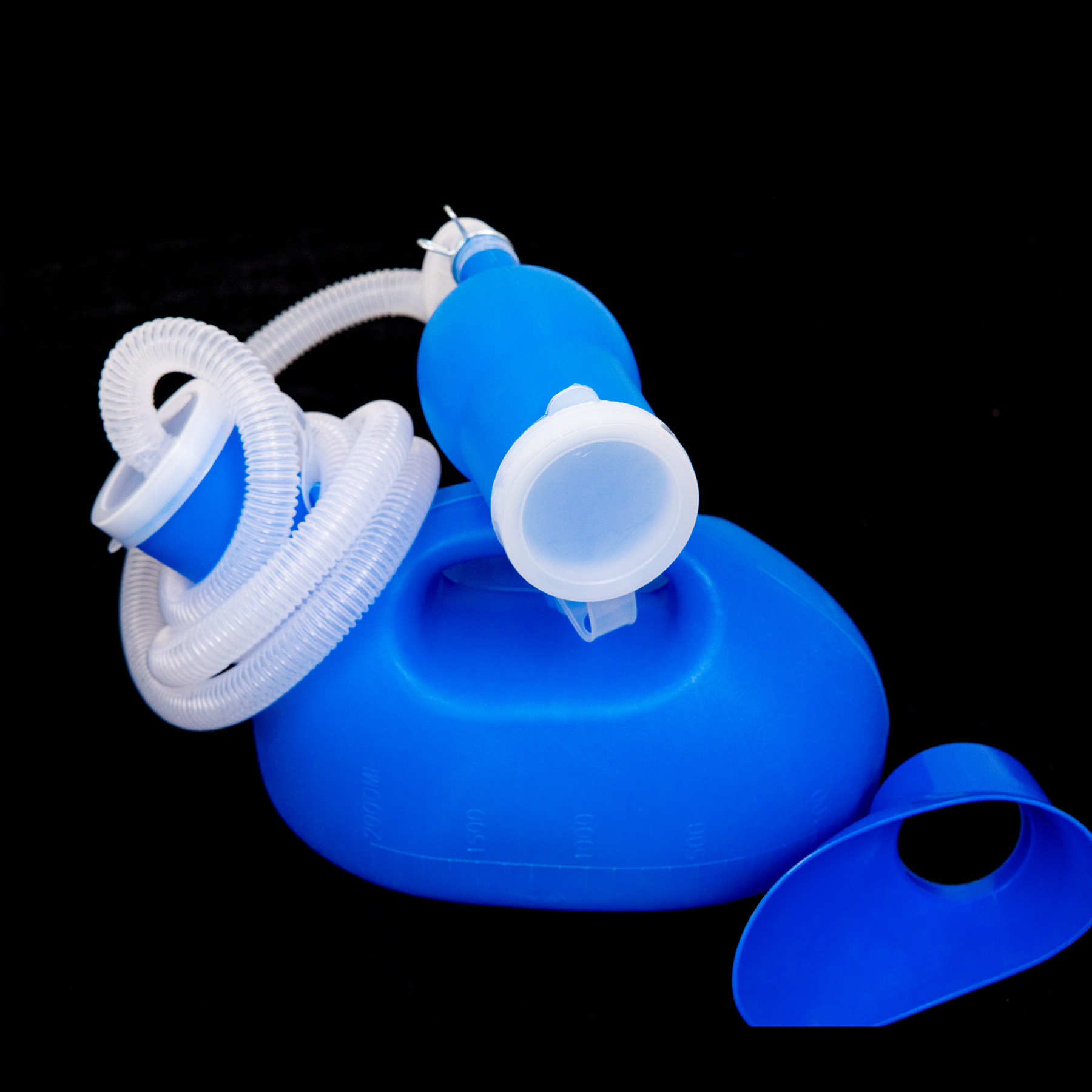 2000ml Medical Urinal with Pot, Simple, Hygienic and Convenient for the Elderly Hospital