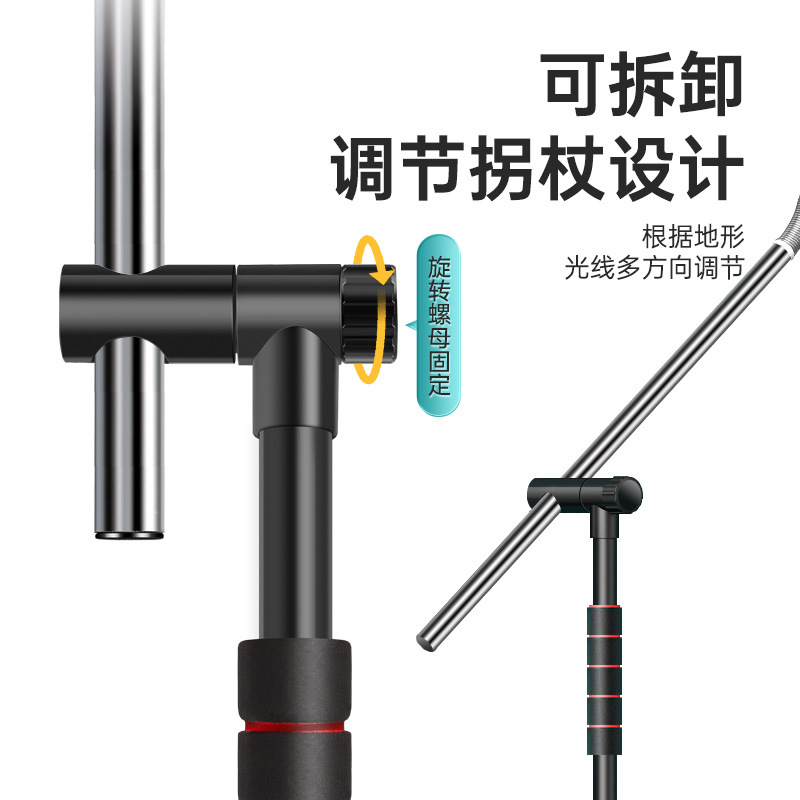 Fishing Umbrella 2024 New Sunshade Umbrella Outdoor Camping Umbrella Portable Black Rubber Sun Protection Anti-rainstorm Cane Umbrella