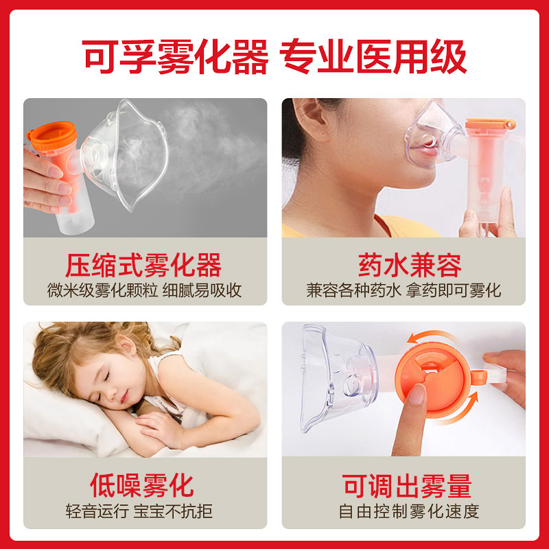 Corfu Atomizer Household Elderly Atomizer Kidsren Adult Medical Household Atomizer Handheld/Compression Atomization
