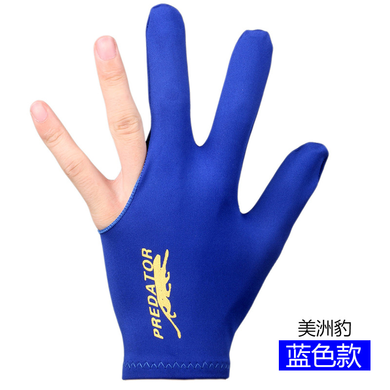Billiard Gloves Private Three-Finger Gloves Billiard Ball Room Ball Hall Billiard Men's Left and Right Exposed Finger Accessories Supplies