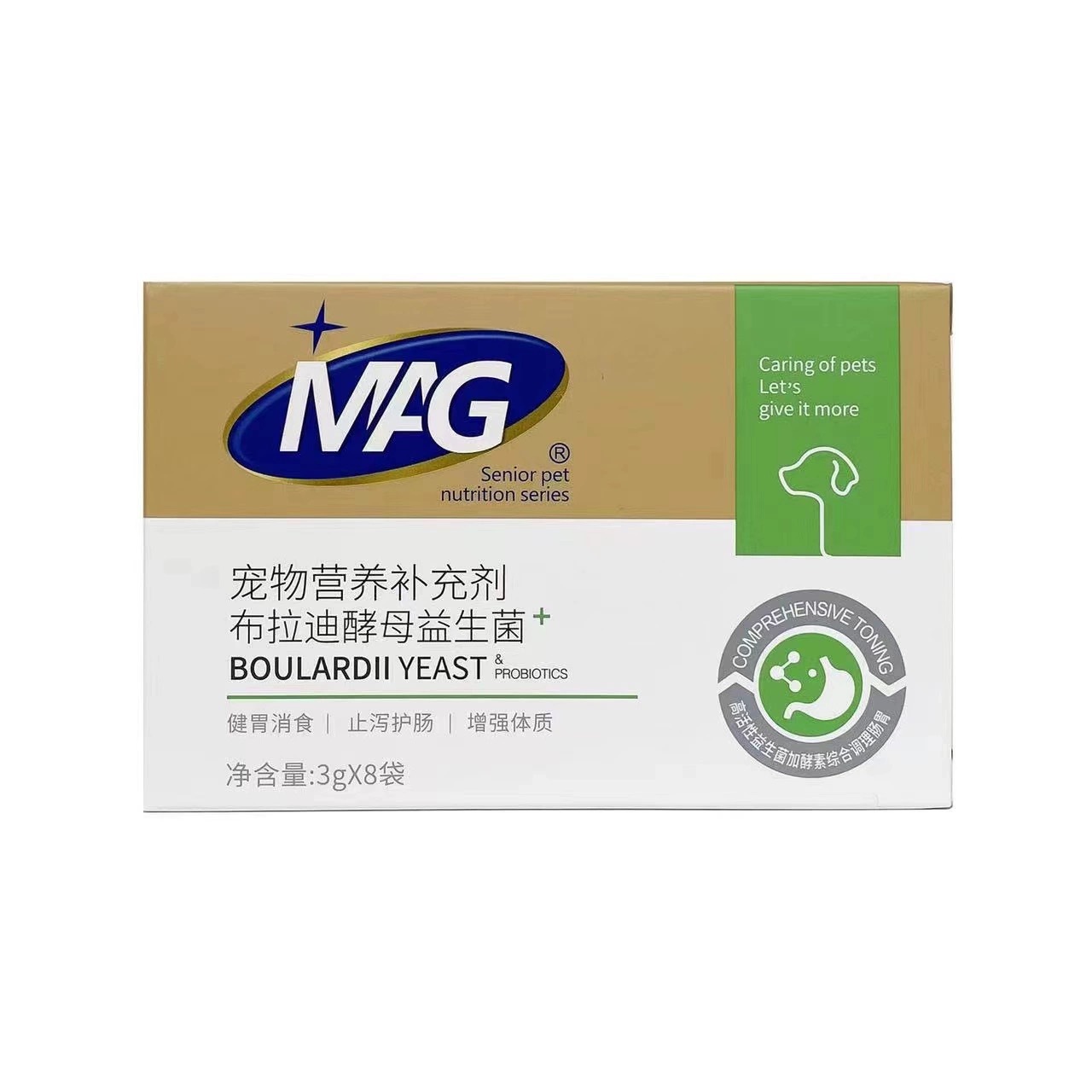 Пробиотики Mag Yeast для домашних животных, кошек и собак, регулирование диареи и запоров желудочно-кишечного тракта