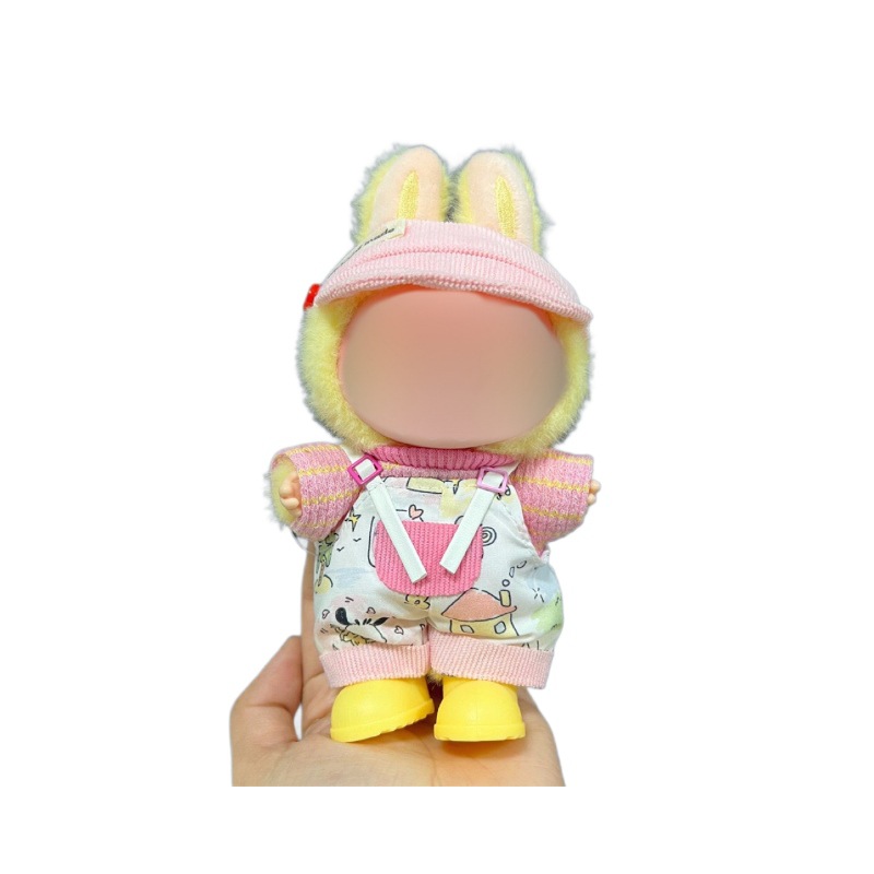 Only Clothes Are Suitable for 17cm Labubu Enamel Dolls, Plush Dolls and Other Wearable Clothes and Replacement Clothes