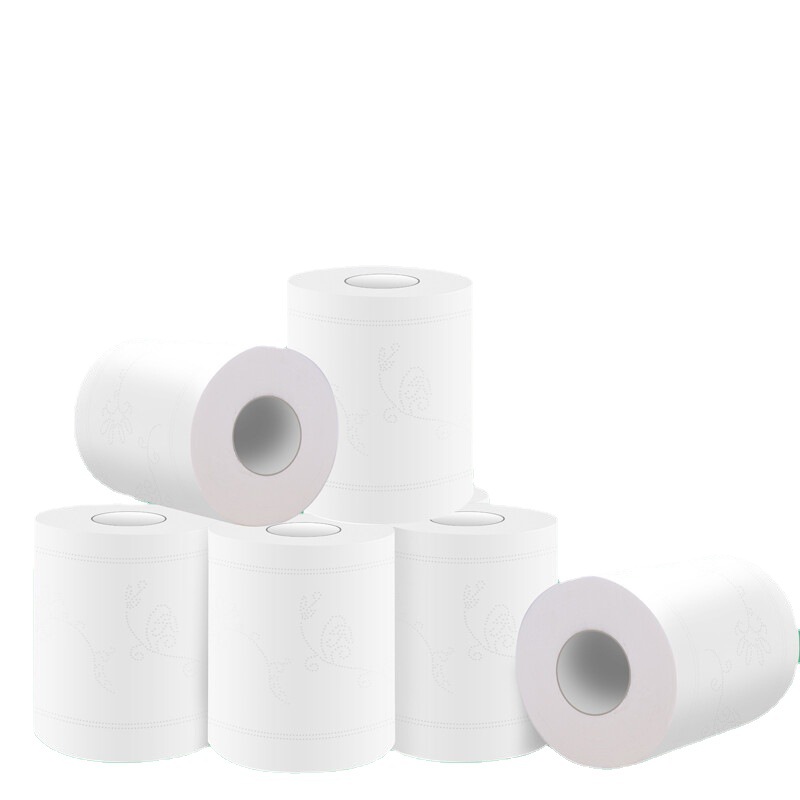 Export to Africa, Middle East, and South America Toilet Paper Foreign Trade Roll Paper Toilet Paper Wholesale Commercial Coreless Small Roll Paper Toilet Paper Customization